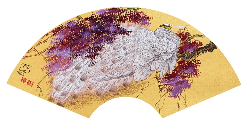 紫藤孔雀
